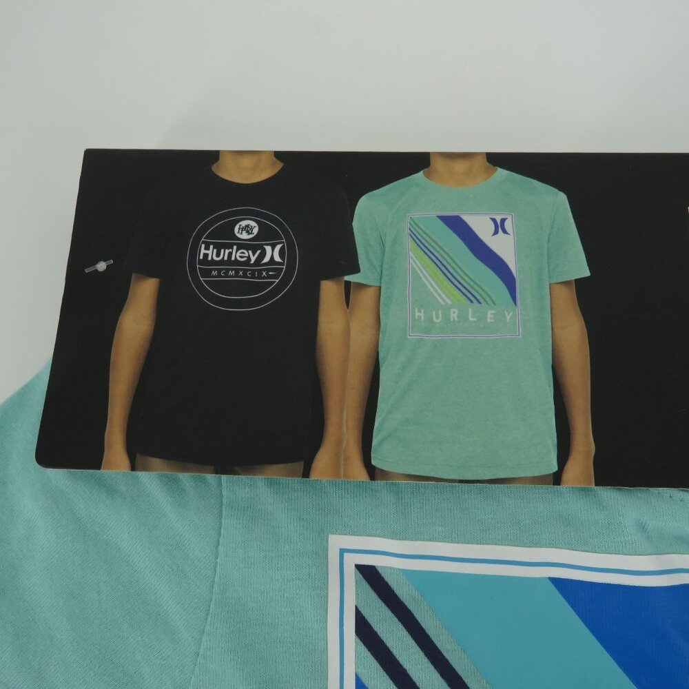 Hurley Boys 2 Pack Short Sleeve T-Shirts Blue Size 4 NWT $36